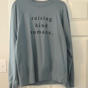 Blue Graphic Sweatshirt